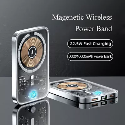 15W Magnetic Wireless Power USB Bank Super Fast Charging Powerbank 5000/10000mAh • $43.99