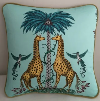 £25.99 • Buy Emma J Shipley CREATURA TURQUOISE Cushion Cover 41cm X 41cm