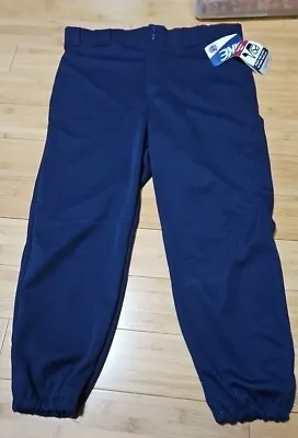 Bike 4108 VTG Navy Blue Solid Baseball  Pants Men's Size L  • $19.99