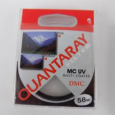 Quantaray 58mm Circular C-PL Filter Film & Digital Retail MC UV Multi Coated DMC • $9.99
