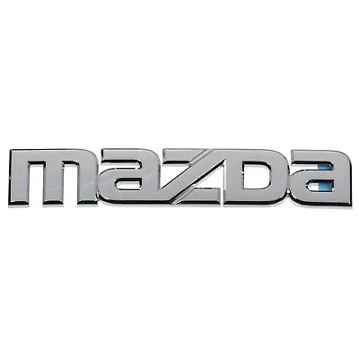 2003-2008 Mazda 6 Chrome Rear Hatch Trunk Decklid MAZDA Emblem OEM GK2A-51-711 • $12.94