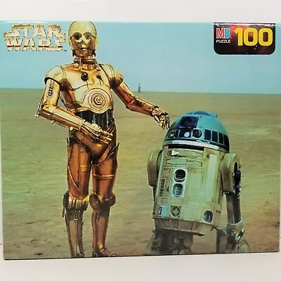 Star Wars C-3PO R2-D2 100 Piece Puzzle 1978 Milton Bradley NEW SEALED • $19.99