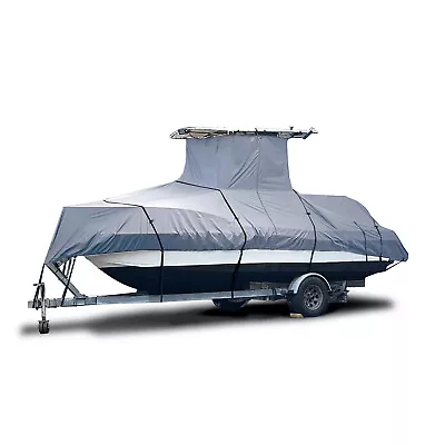 Heavy Duty Center Console T-Top Boat Cover Fishing Waterproof Storage Mooring • $188.99