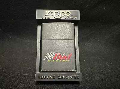 $29.99 • Buy Zippo 1998 Bud Budweiser Racing Black Matte Lighter K115