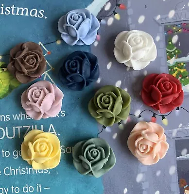 £4.28 • Buy 10Pcs Shoes Accessories DIY Flowers Shoes Buttons Decoration For Croc Charms Gif