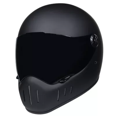 Motorcycle Full Face Vintage Helmet Retro Helmet Motobike Casco Moto Helmets • $208.95