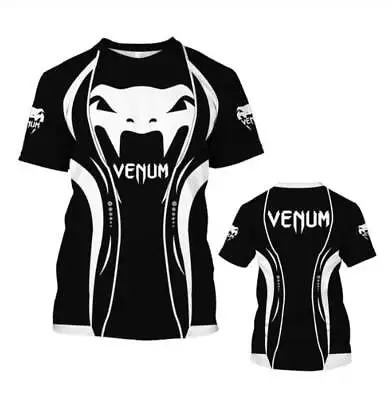 Venum Men Gym T-shirt Boxing Training 3D Printed Shirt S-5XL • $21