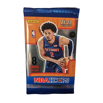 2021-22 Panini NBA Hoops Basketball Trading Cards Sealed Retail Pack • £3.95