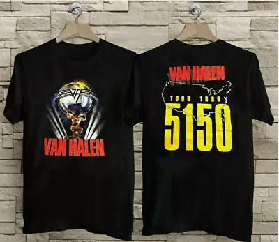 Rare Van Halen 5150 1986 Tour Concert T-Shirt Vintage Van Halen Classic T-Shirt • $22.99