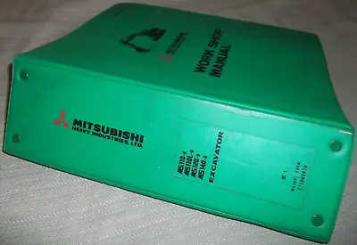 Mitsubishi Ms110-8 Ms110l-8 Ms120-8 Ms140-8 Excavator Service Shop Repair Manual • $369.99