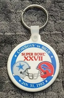 1/31/1993 Buffalo Bills V Dallas Cowboys Super Bowl XXVII Keychain NFL Football • $19.99