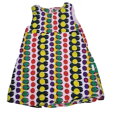 $19.99 • Buy Two Belles Size 3 Dress Bohemian Colourful Funky  A-Line 100% Cotton Exc Cond!