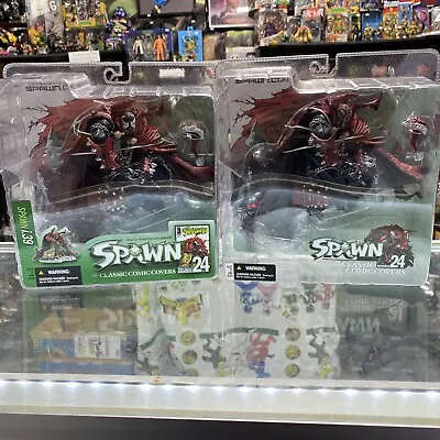 McFarlane Spawn Issue 39 Cover Art Series 24  Unmasked & Masked Variant NIB • $124.95