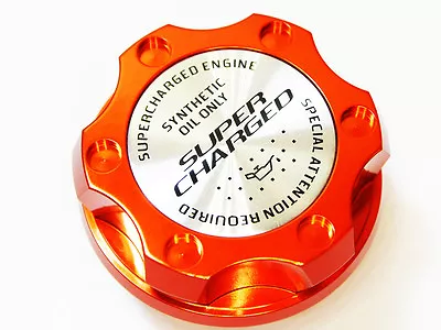 Fits For Dodge Viper Rt Srt Ram Srt10 Supercharged Hemi Engine Oil Cap Orange • $24.95