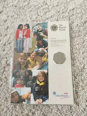 2010 Girlguiding 50p Royal Mint Presentation Card Brilliant Uncirculated • £10