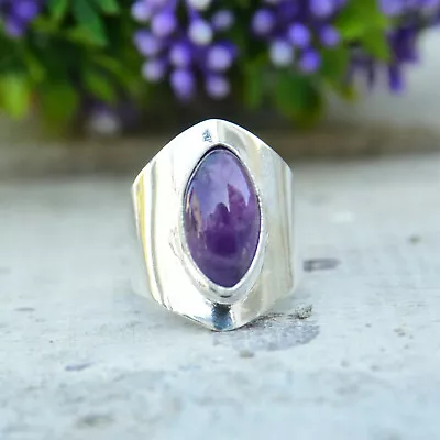 Amethyst Gemstone 925 Sterling Silver Ring Mother's Day Jewelry All Size SS-885 • $11.71