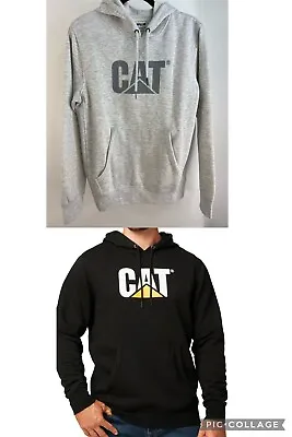 NWT Men’s CAT CATERPILLAR Hoody Sweater Jumper Fleece Lined FOUNDATION • $29.99