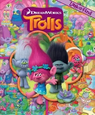 Trolls Look And Find - Hardcover By Pi Kids - ACCEPTABLE • $3.66