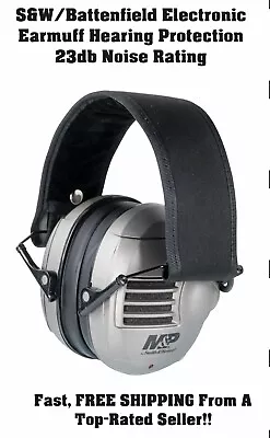 Smith & Wesson/Battenfield Alpha Electronic Earmuff Shooting Hearing Protection • $39.99