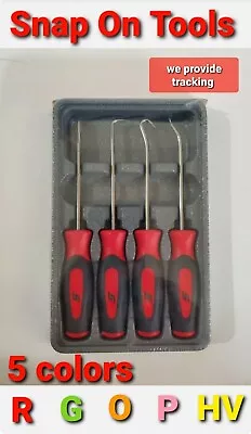 $64.95 • Buy Snap On Tools 4pc Mini Precision Pick Set O Ring Seal Gasket Puller Remover NEW!