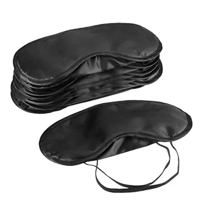 10PCS Polyester Sleeping Blindfold Portable Shading Eyepatch Eyeshade Eye Mask • $8.07