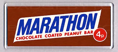 MARATHON BAR Large FRIDGE MAGNET - CLASSIC 70's COOL  • $2.48