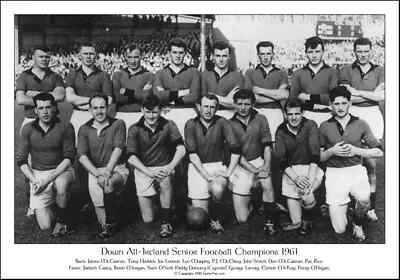 £34.50 • Buy Down All-Ireland Senior Football Champions 1961: GAA Print