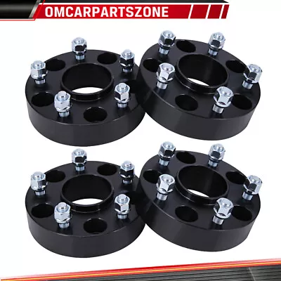 (4) 1.5  Wheel Spacers Hubcentric 5x5 For Jeep JK Wrangler Grand Cherokee Black • $65.95