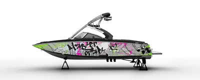 GRAPHIC KIT DECAL BOAT SPORT WRAP MASTERCRAFT X2 TAG Brick Design • $691.14