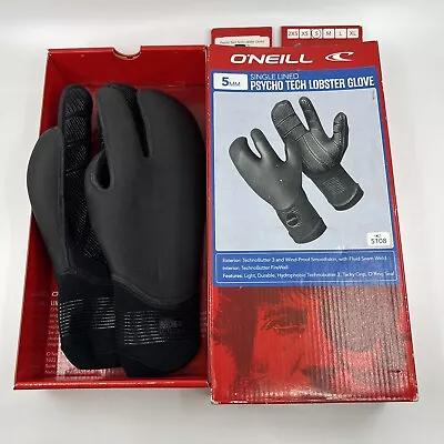 O'Neill Psycho Tech 5mm Kiteboarding Lobster Mittens / Gloves Size S New In Box • $50