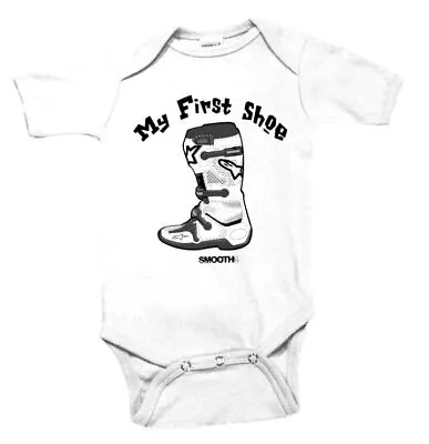 NWT Smooth Industries  My First Shoe  MX Boot Infant Baby Toddler Romper • $16.95