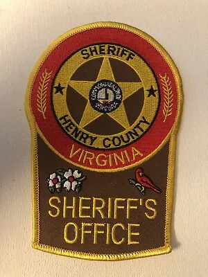$2.50 • Buy Virginia  Police - Henry Sheriff   VA   Police Patch