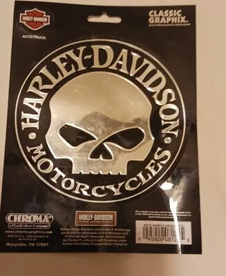 $6 • Buy Harley Davidson Willie G Skull Motorcycle Decals Tank Helmet Bike Truck Stickers