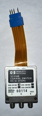 $25 • Buy HP / Agilent / Keysight 33314B 20GHz 5VDC Coaxial Switch