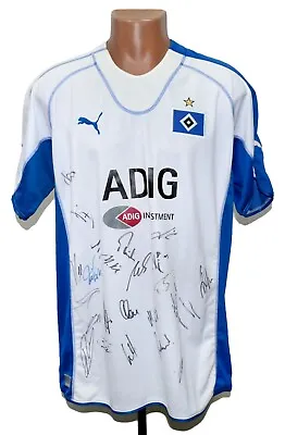 £71.99 • Buy Hamburg Sv Germany 2005/2006 Home Signed Football Shirt Jersey Puma Size Xl