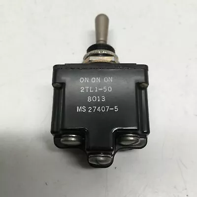 Honeywell Micro Switch 2TL1-50 Military Grade Toggle Switch On-On-On 10A • $55