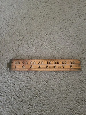 $15 • Buy Vintage Rabone 36  Rule No.1167 Boxwood Made In England 3 Ft. Tools Woodworking 