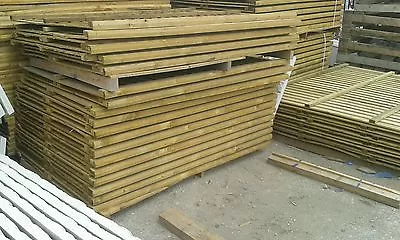 £24 • Buy 6 X 4  Treated And Tanalised Pressure Treated Feather Edge Panel