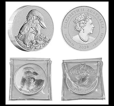 Perth Mint 2020 Mother And Baby Kookaburra 2oz Silver Coin .9999 • $135