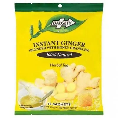 £6.99 • Buy Dalgety Inst. Ginger Herbal Tea Bag 270g(30 Sachets)-Blended With Honey Granules
