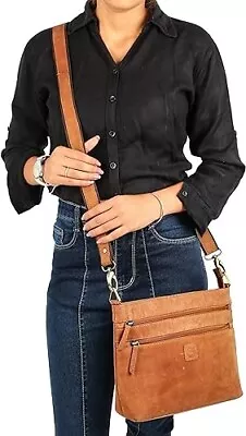 PACK OF 2 Handmade Vintage Leather Shoulder Purse Women's Crossbody Handbags • $84.96