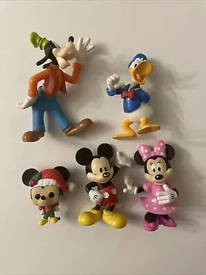 Disney Mickey Mini Mouse Friends PVC Figures Cake Toppers Lot Of 5 • $3.40