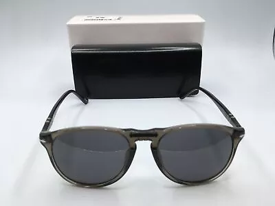 $79.99 • Buy Persol 0PO9649S Men's Taupe Grey Frame Dark Grey Lens Aviator Sunglasses 55MM