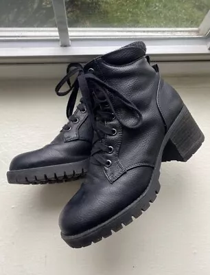 MIA Jonel Lace-Up Combat Booties • $22