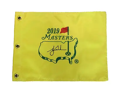 2019 Masters Souvenir Flag W/ Tiger Woods Digital Auto PGA Augusta National Golf • $49.95