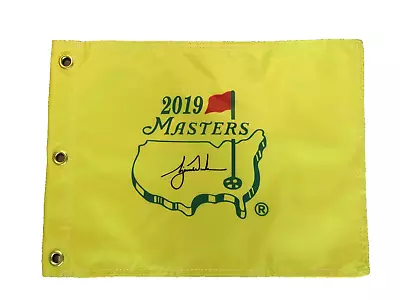 Wow 2019 Masters Souvenir Flag W/ Tiger Woods Digital Auto PGA Augusta National • $15