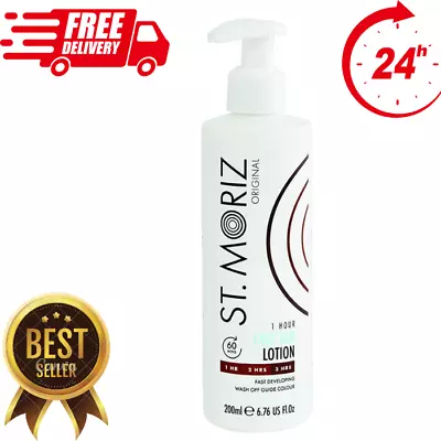 St Moriz 1 Hour Fast Tan Lotion Self Tanning Fake Tan 200ml • £4.15