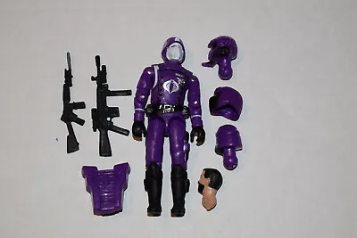 GI Joe Black Major Custom Cobra Crimson Guard PURPLE Trooper X1 • $16.75