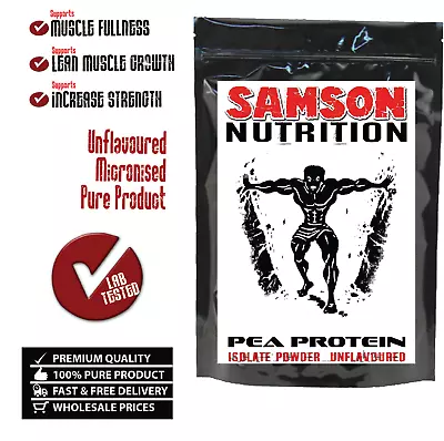 Pea Protein 5kg Isolate Unflavoured Premium Supplement 85% Protein Low Carbs • $99.95