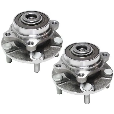 Front Wheel Hub And Bearing Assembly Set For 2003-2007 Infiniti G35 RWD 5 Lugs • $77.91